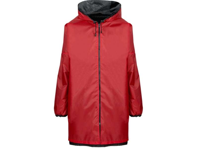 Дождевик Bi-color унисекс, красный/черный №8