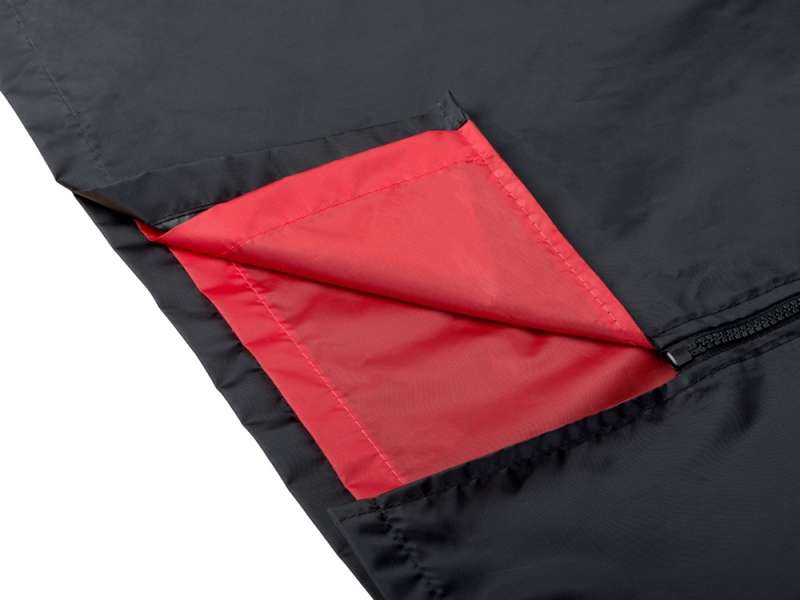 Дождевик Bi-color унисекс, красный/черный №11