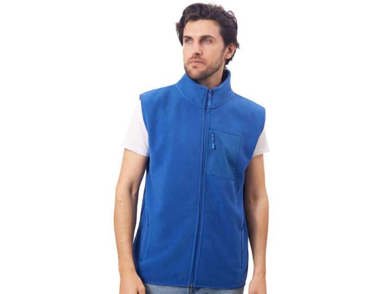 Жилет флисовый Trondheim унисекс, синий классический №10