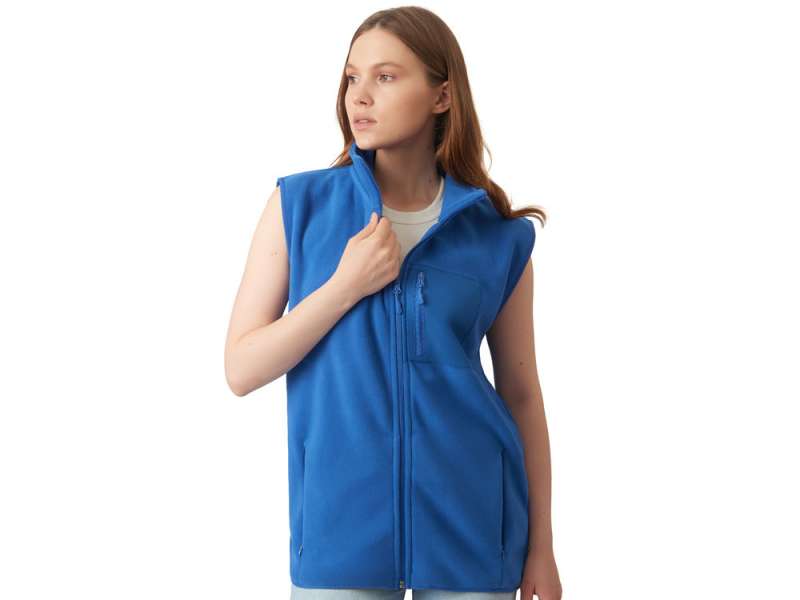 Жилет флисовый Trondheim унисекс, синий классический №7