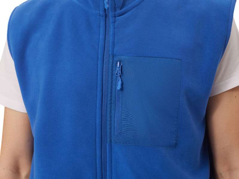 Жилет флисовый Trondheim унисекс, синий классический №3