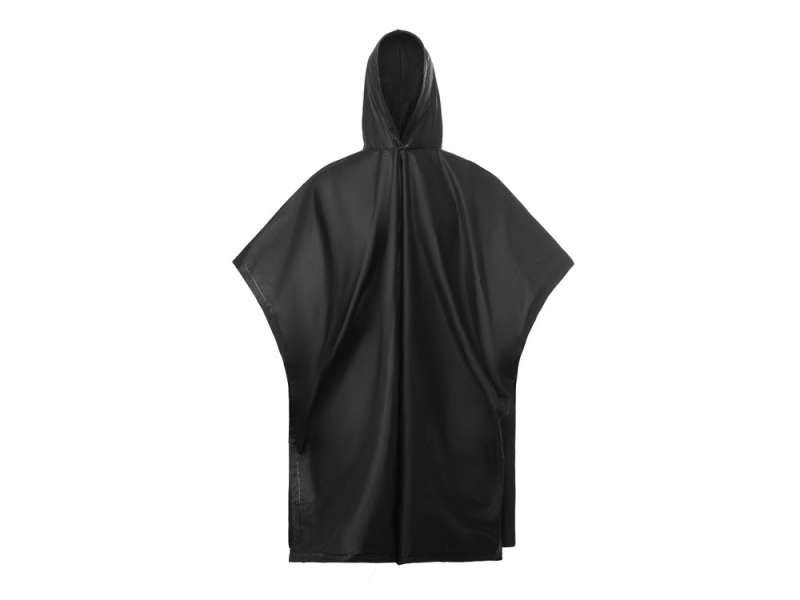 Пончо Hawaii c чехлом унисекс, черный №3