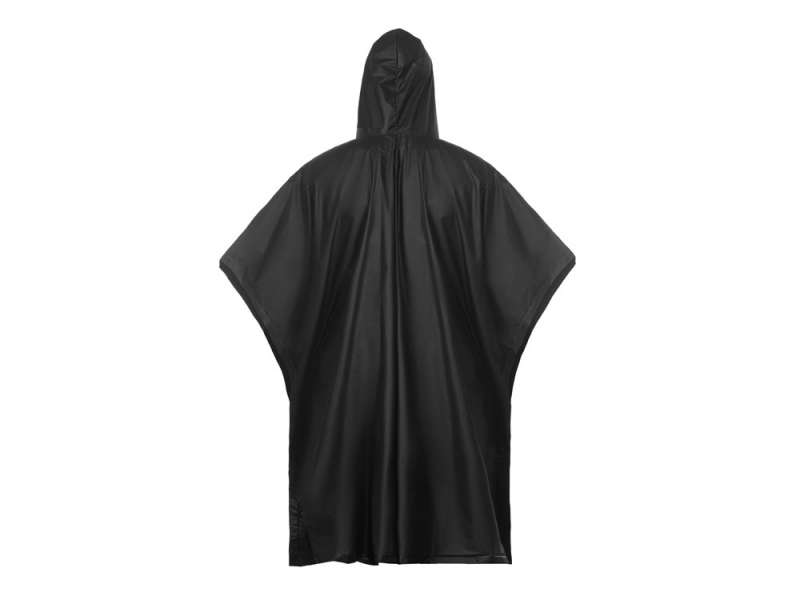 Пончо Hawaii c чехлом унисекс, черный №2