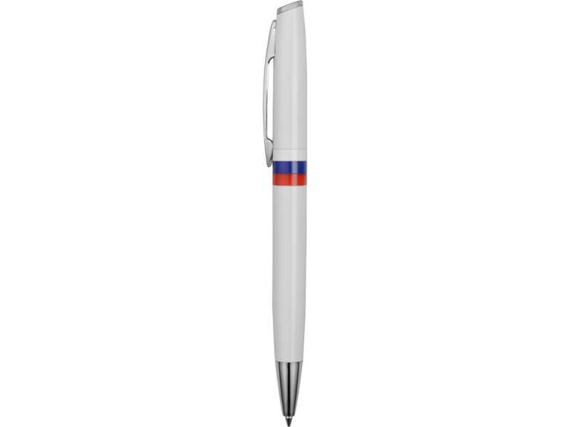 Ручка шариковая Отчизна, белый/триколор №3