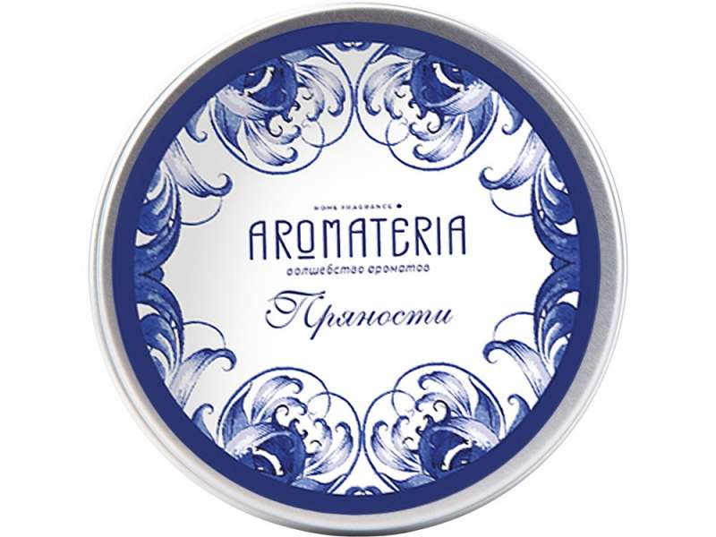 Набор: платок Гжель и свеча Птица счастья №8