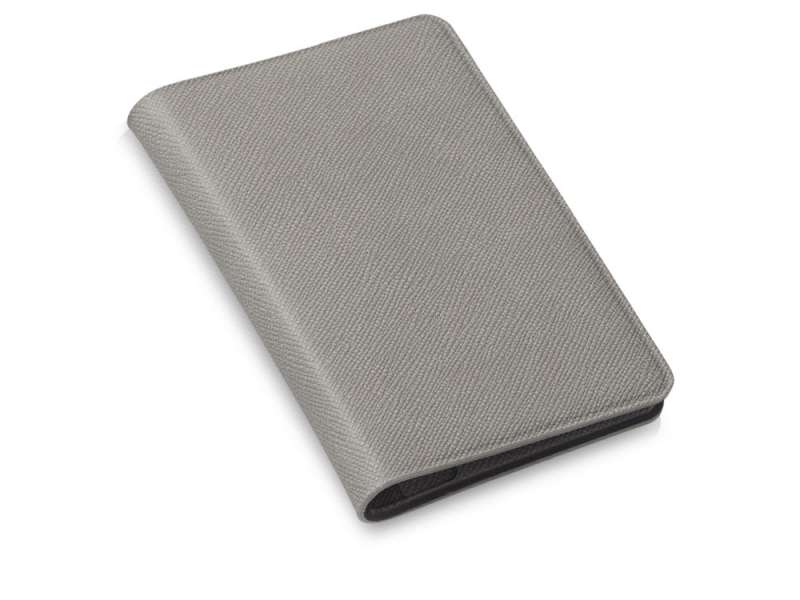 Футляр-книжка на 4-е карты с RFID Favor, серый