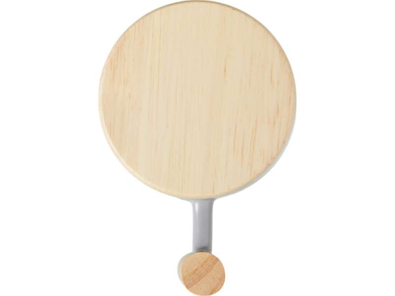 Кружка с ручкой и крышкой из каучукового дерева Jeny, серый №6