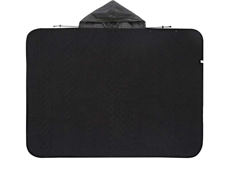 Пончо Cappy с капюшоном на липучке в мешке, черный №5