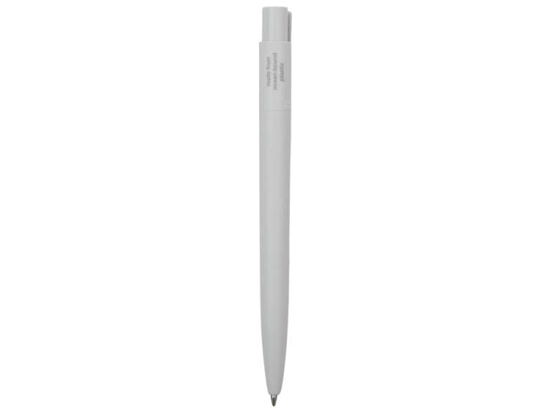 Ручка шариковая Recycled Pet Pen Pro Ocean из океанского пластика, белая №4