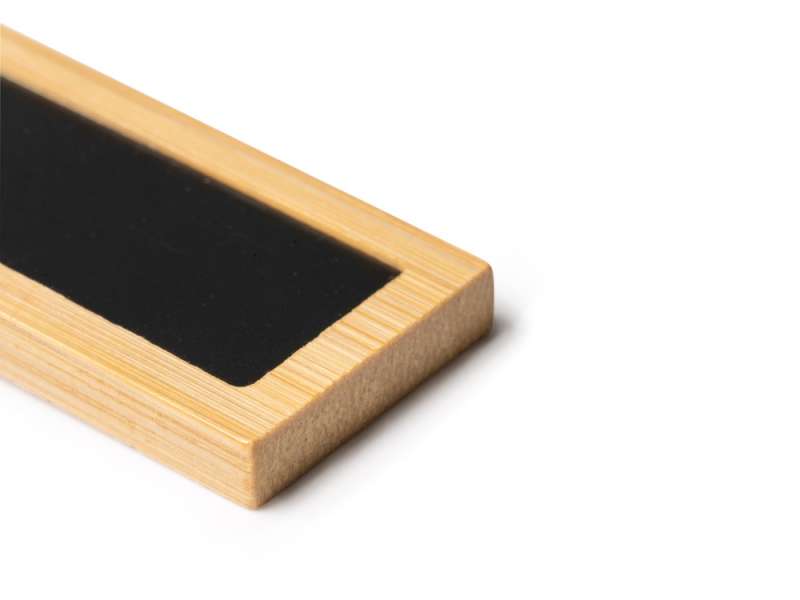 Брелок KRAUS из натурального дерева и стали KRAUS, прямоугольный №3