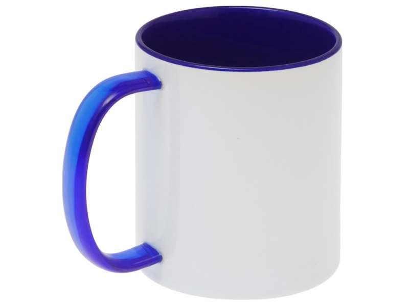 Керамическая кружка со стеклянной ручкой для сублимации Charm, синий №3