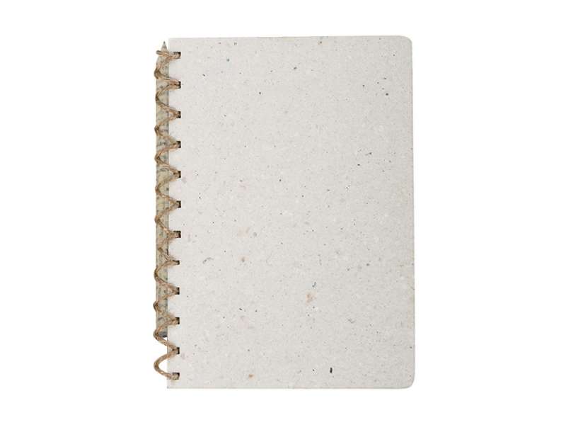 Живой блокнот А5 с бумажным карандашом и семенами цветов микс, белый №3