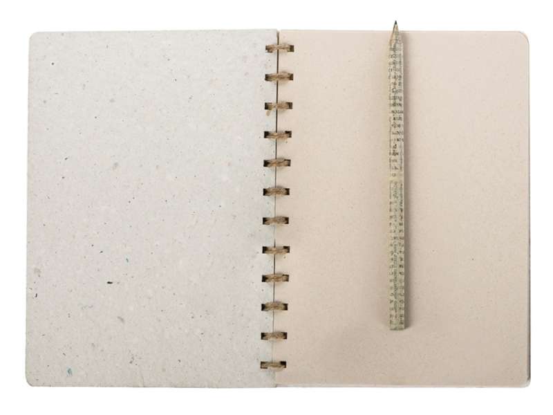 Живой блокнот А5 с бумажным карандашом и семенами цветов микс, белый №5