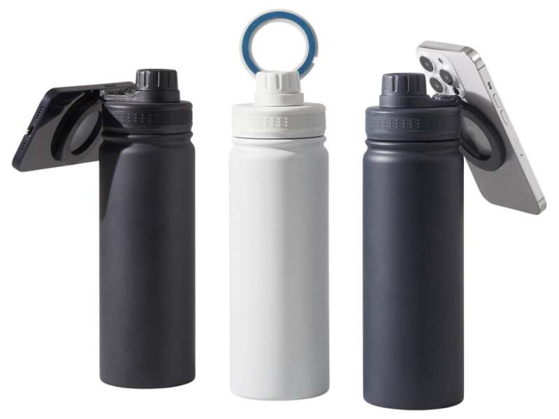 Вакуумная термобутылка с magsafe-держателем INSIDER, 600 мл, черный №5