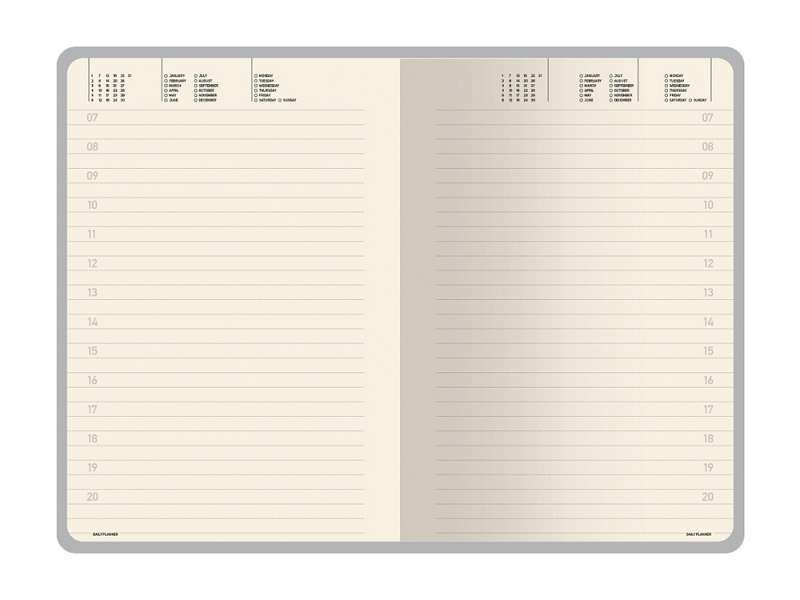 Ежедневник недатированный А5 Vincent new, ярко-синий №3