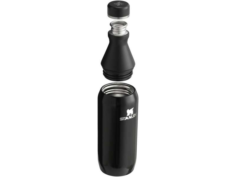 Бутылка для воды Stanley All Day Slim объемом 350 мл - черный глянцевый №2