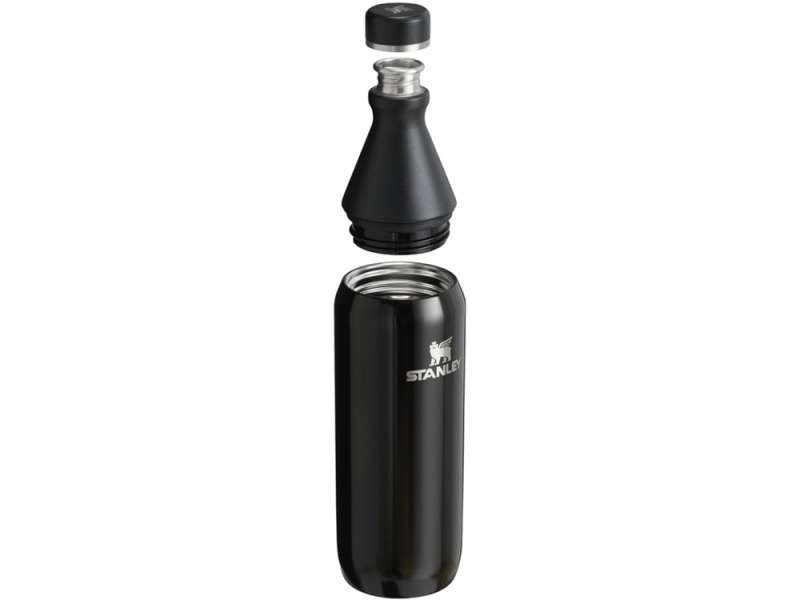 Бутылка для воды Stanley All Day Slim объемом 600 мл - черный глянцевый №2
