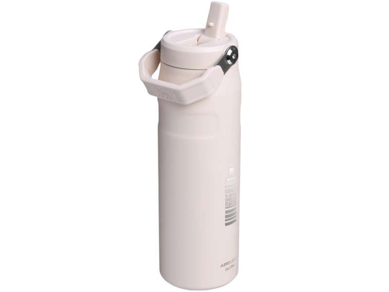 Бутылка для воды объемом 700 мл с откидной трубочкой Stanley IceFlow™ 2.0 - Light pink №4