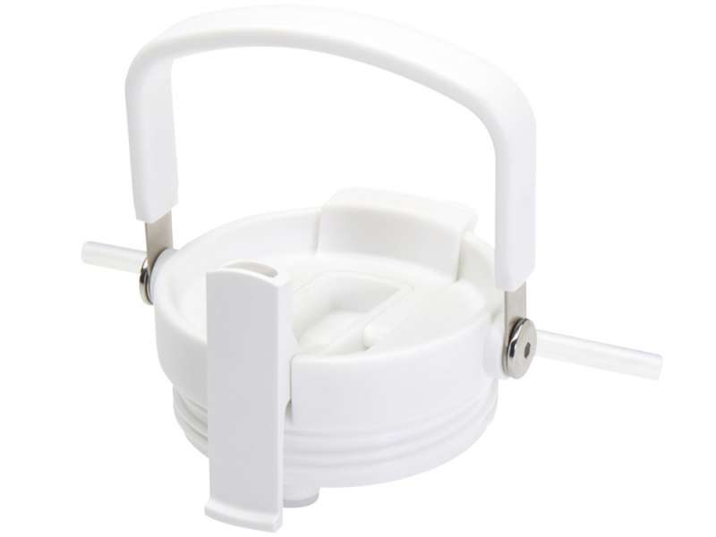 Термостакан Bronx объемом 900 мл из меди и переработанной нержавеющей стали, сертифицированной по стандарту RCS, с вакуумной изоляцией и крышкой с двойной функцией - Белый №7