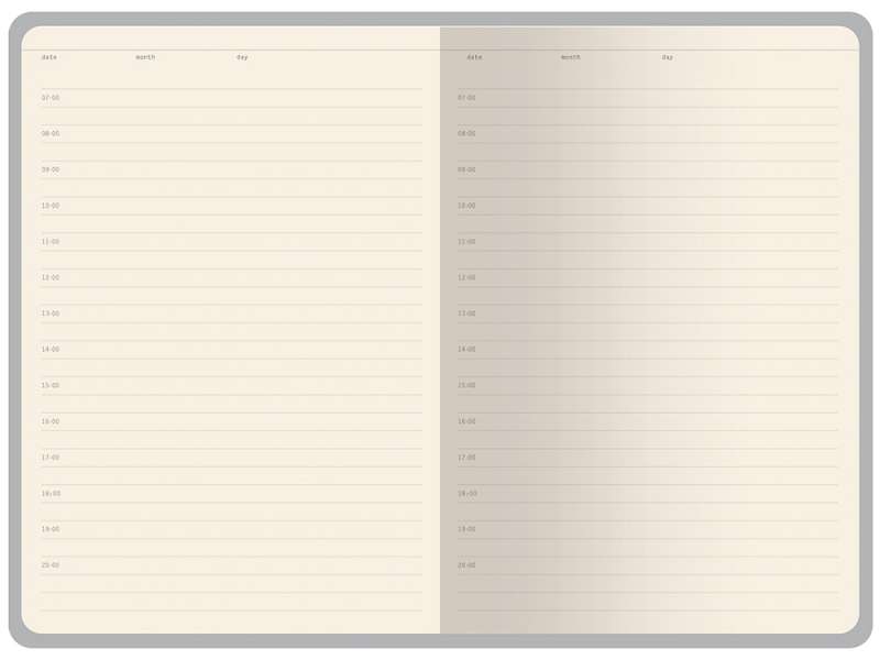 Ежедневник недатированный с магнитным клапаном А5 Venezia, черный №5