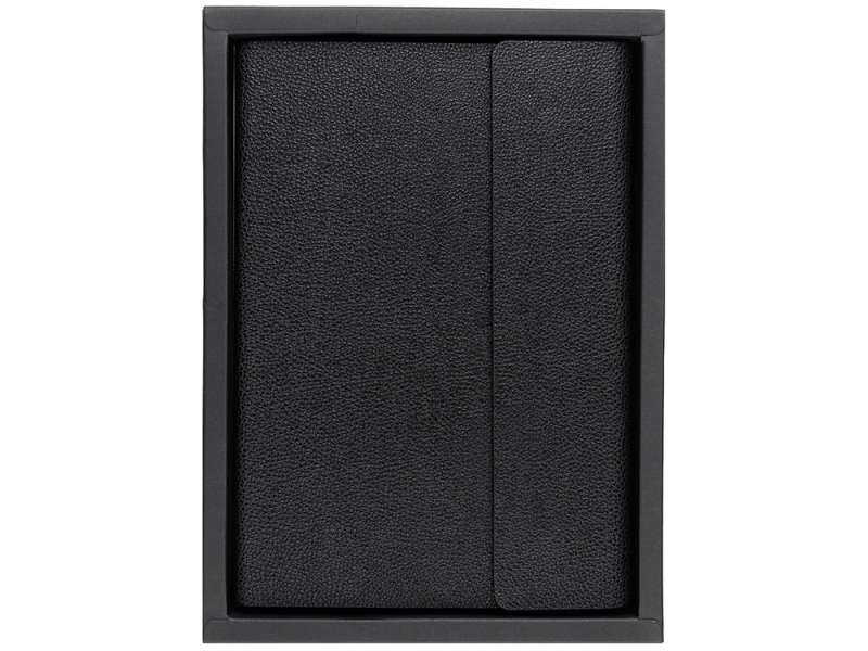 Ежедневник недатированный с магнитным клапаном А5 Venezia, черный №6