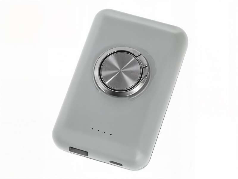 Магнитный беспроводной внешний аккумулятор MagnetIQ, 5000 mah, 10 W, серый Cool gray 7C №18