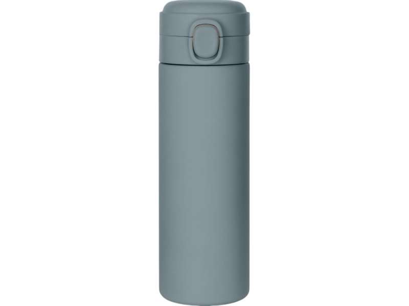 Вакуумная термокружка Waterline c кнопкой Guard, 400 мл, тубус, антрацит №3