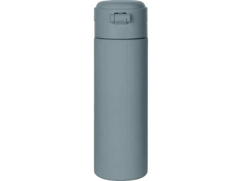 Вакуумная термокружка Waterline c кнопкой Guard, 400 мл, тубус, антрацит №4