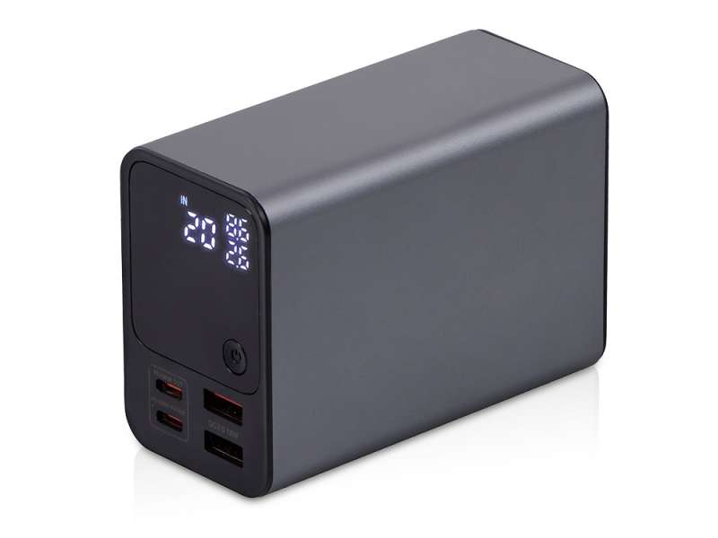 Внешний аккумулятор для ноутбуков EpIQ, 100 Вт, 30000 mAh, темно-серый Внешний аккумулятор для ноутбуков EpIQ, 100 Вт, 30000 mAh, темно-серый