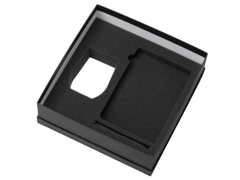 Подарочный набор c блокнотом C2, ручкой и термокружкой, зеленое яблоко №3