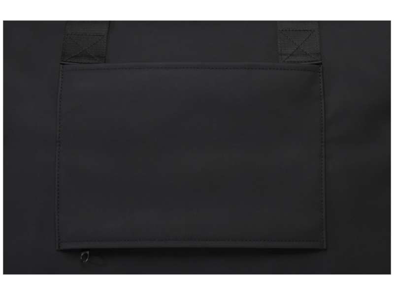 Спортивная сумка для ноутбука с диагональю экрана 15,6 дюйма Turner, изготовленная из переработанных материалов согласно стандарту GRS - сплошной черный №6