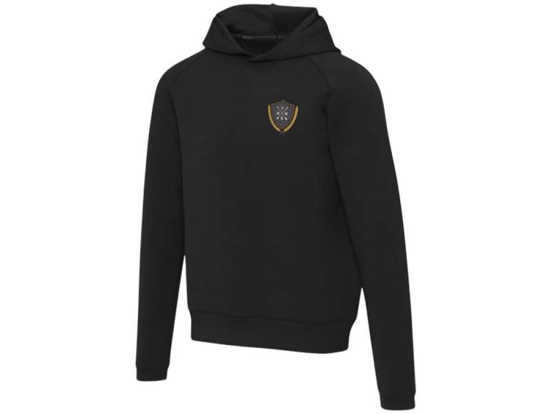 Danali унисекс интерлок спортивная толстовка - Сплошной черный №5