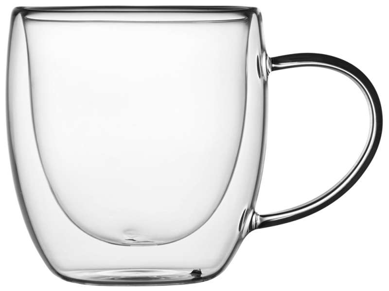 Кружка с двойными стенками на подставке с ложкой Teatrio №8