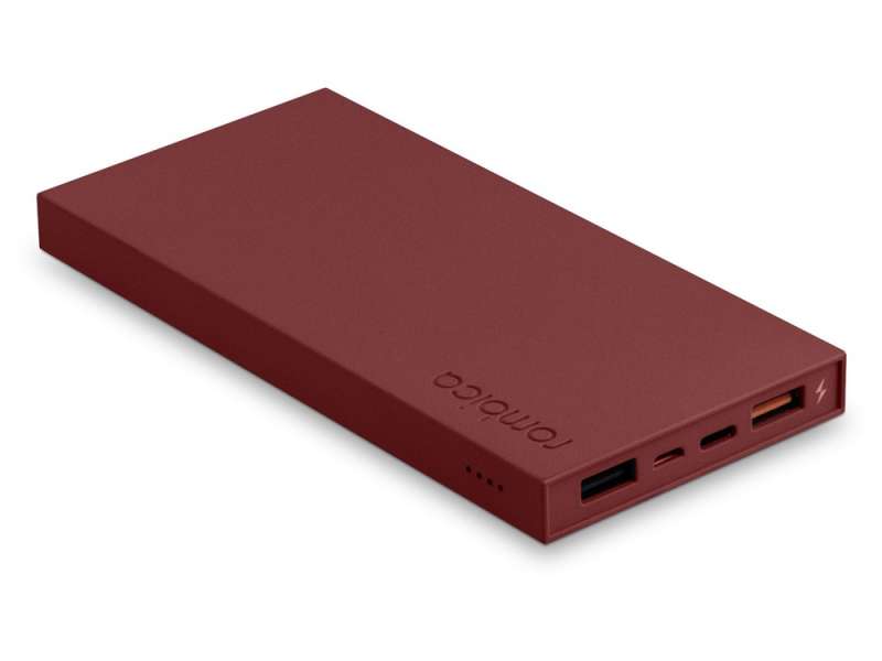 Внешний аккумулятор Rombica NEO ARIA Claret, 10000 мАч, Soft-touch, PD, QCharge, Type-C, бордовый (Р) Внешний аккумулятор Rombica NEO ARIA Claret, 10000 мАч, Soft-touch, PD, QCharge, Type-C, бордовый (Р)