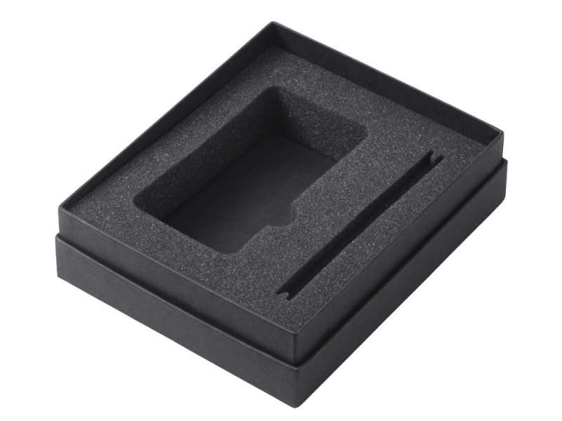 Подарочный набор c ручкой и повербанком 10000 mAh, серый №3