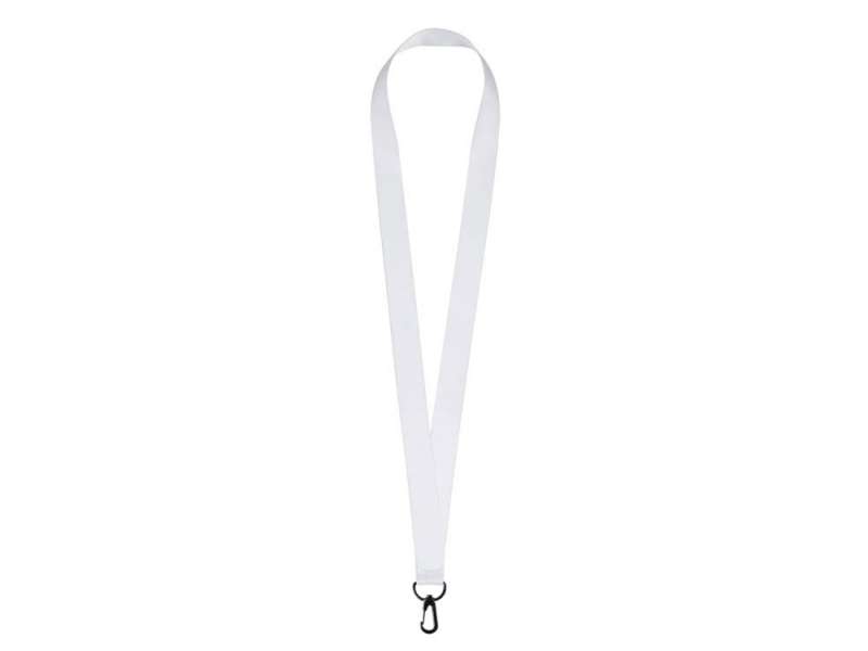 Ланъярд 2 см под сублимацию с трендовым карабином, черный