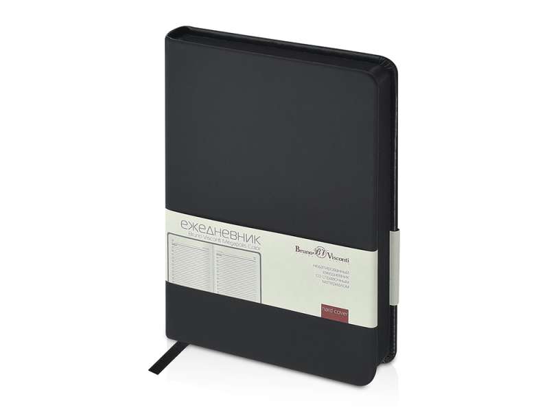 Ежедневник недатированный А6+ Megapolis Color, черный Ежедневник недатированный А6+ Megapolis Color, черный
