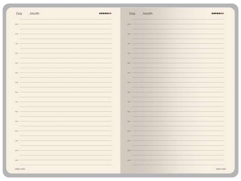 Ежедневник недатированный А5 Palermo, коричневый №6