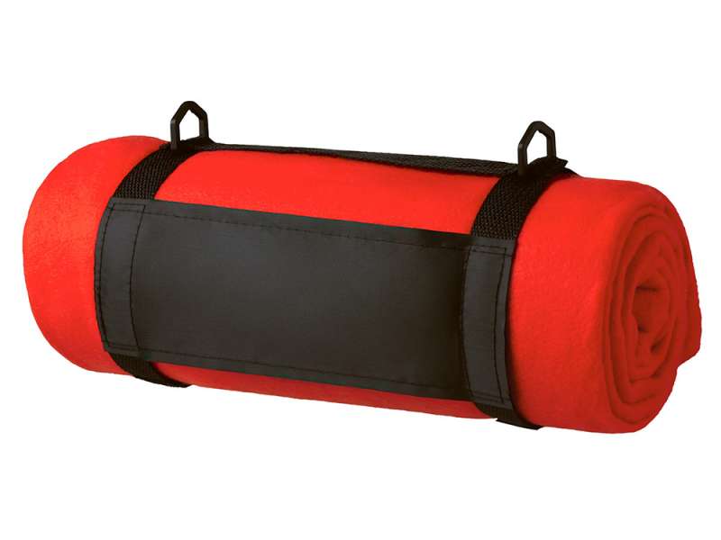 Плед Нежность с плечевым ремнем, красный №4