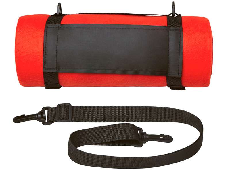 Плед Нежность с плечевым ремнем, красный №5