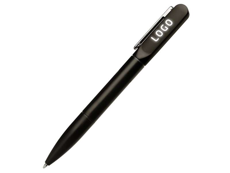 Подарочный набор металлическая ручка и блокнот А5 Twilight  со светящимся логотипом и пауэрбэнком №6