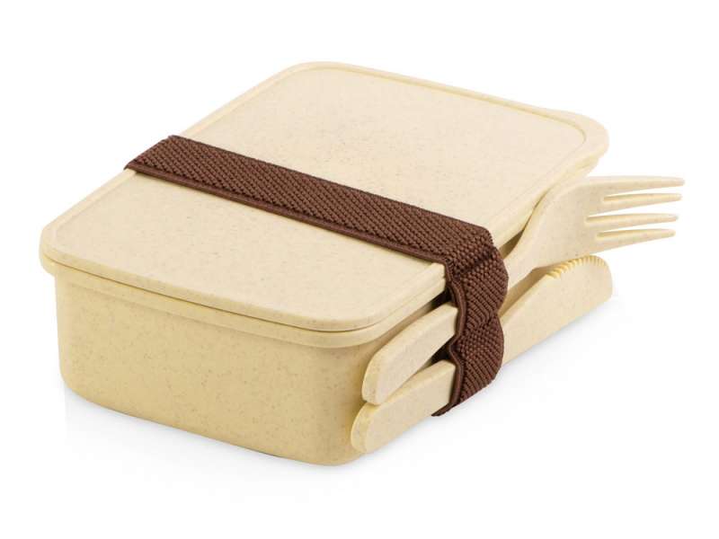 Набор с термокружкой, блокнотом, ручкой и ланчбоксом Refreshment, зеленое яблоко №3