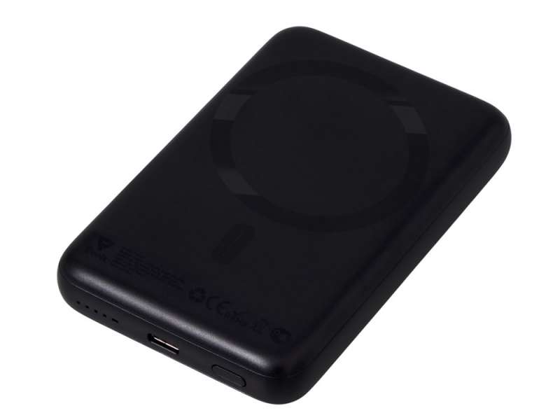 Магнитный внешний беспроводной аккумулятор Polarix, QC/PD, 10000 мАч, черный №3