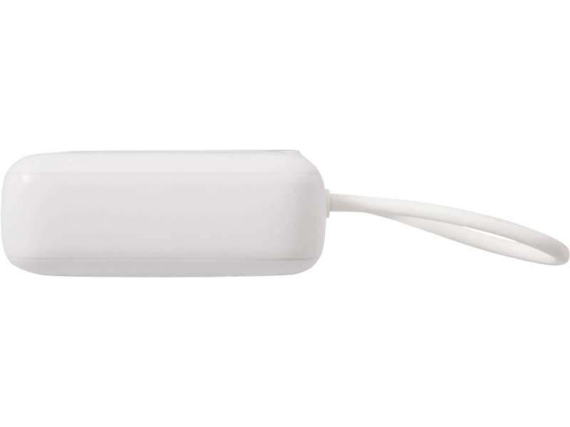 Внешний аккумулятор со встроенным кабелем Liri, QC/PD, 10000 мАч, теплый белый №3