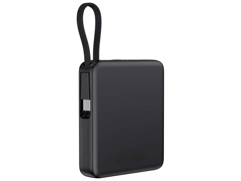 Внешний акуумулятор с подсветкой лого Nex, 5000 мАч, черный №7