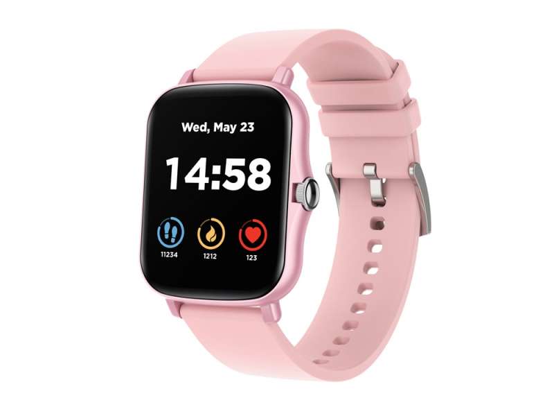Умные часы CANYON Barberry SW-79, IP 67, BT 5.1, сенсорный дисплей 1.7, розовый №2