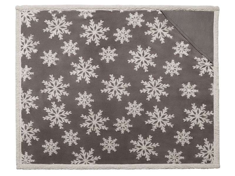 Плед Snowflake новогодний №11