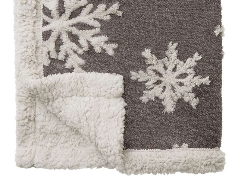 Плед Snowflake новогодний №10