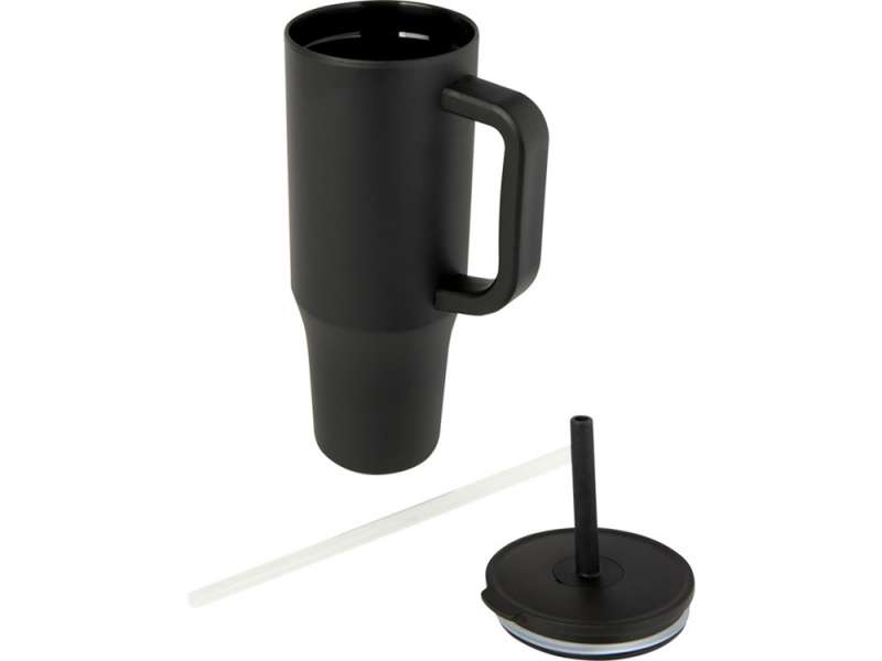 Brady термостакан с силиконовой трубочкой, 900 мл, сертифицированный согласно RCS- Черный №3