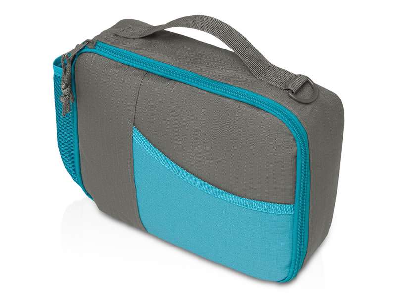 Изотермическая сумка-холодильник Breeze New для ланч-бокса, серый/голубой Изотермическая сумка-холодильник Breeze New для ланч-бокса, серый/голубой